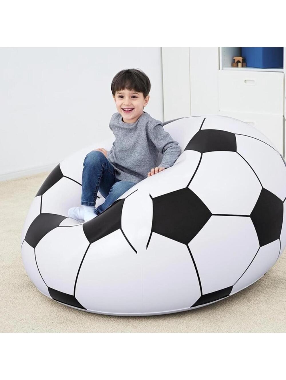 Bestway Beanless Black & White Soccer Ball Chair